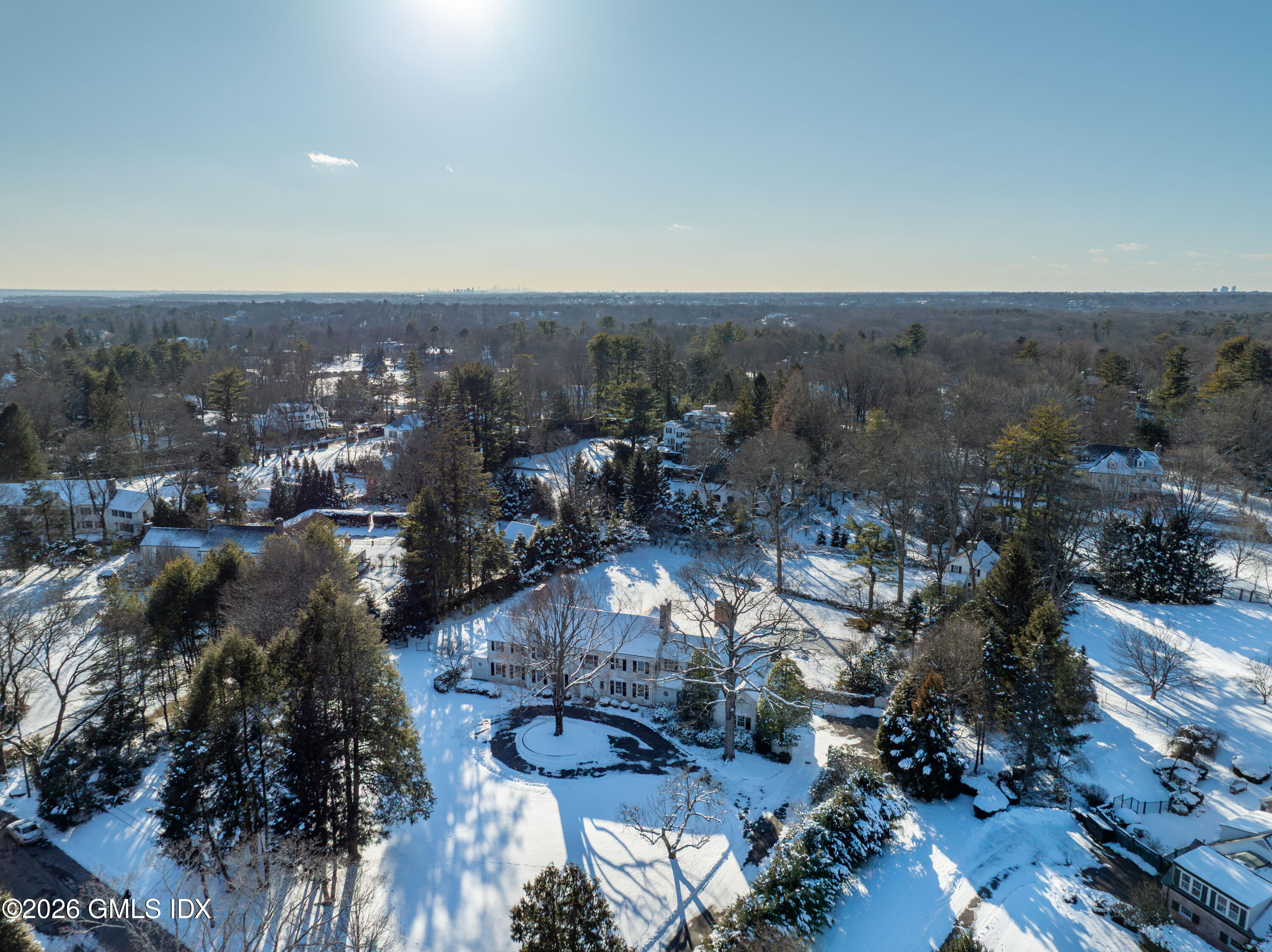 12 Woodside Road Greenwich, CT 06830 - Photo 6 of 11 an aerial view of multiple house