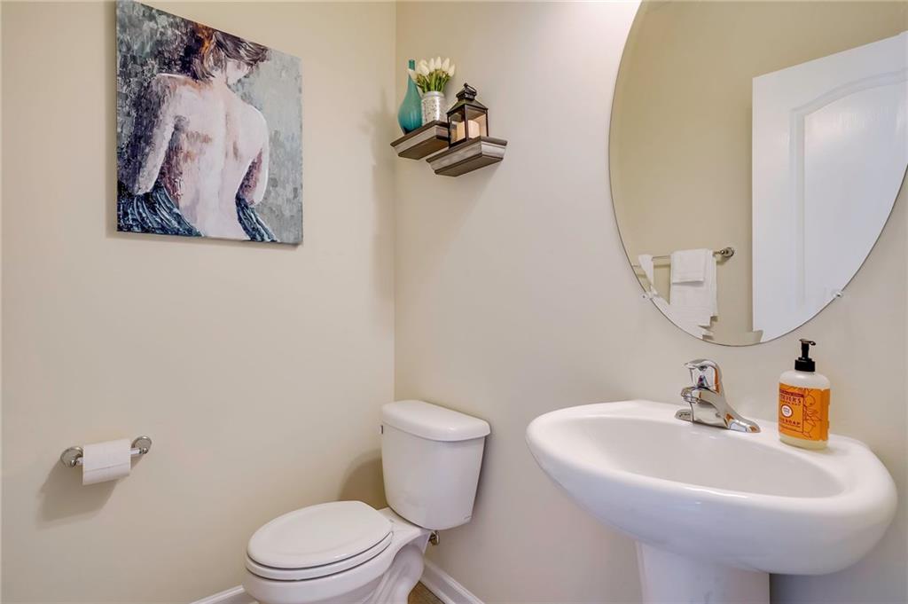 21 Roosevelt Drive McKees Rocks, PA 15136 - Photo 9 of 17 POWDER ROOM OFF LIVING ROOM