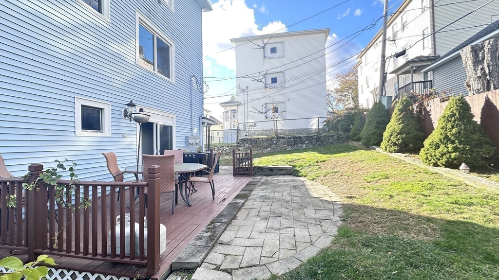 3 Bowker Street Worcester, MA 01604 - Photo 40 of 42 a view of a house with backyard and sitting area