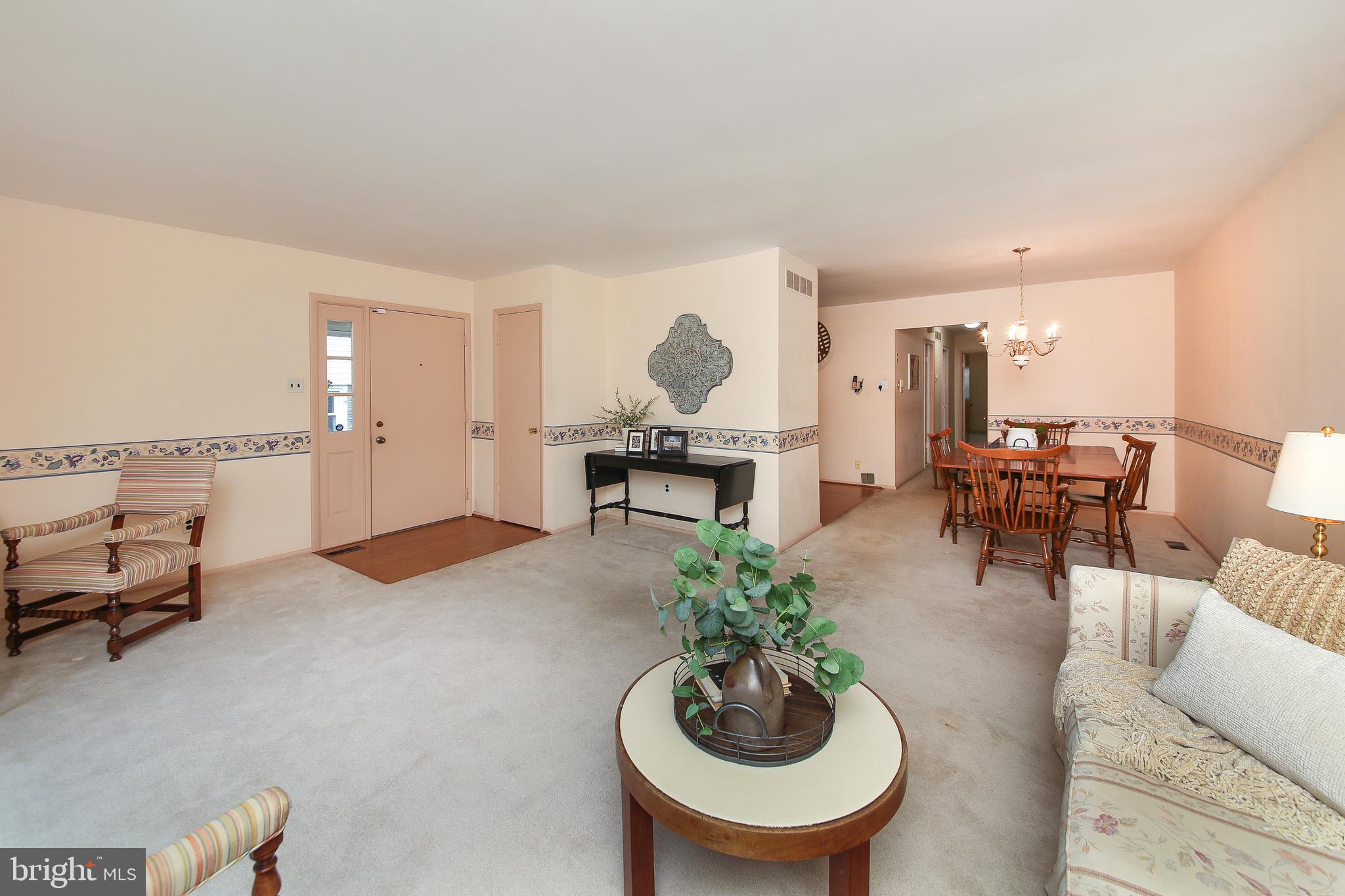 125 Bickley Road Glenside, PA 19038 - Photo 6 of 39 Living room flows into Dining room