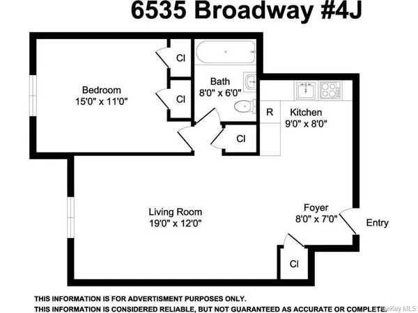 $2,200 | 6535 Broadway, Unit 4J | North Riverdale