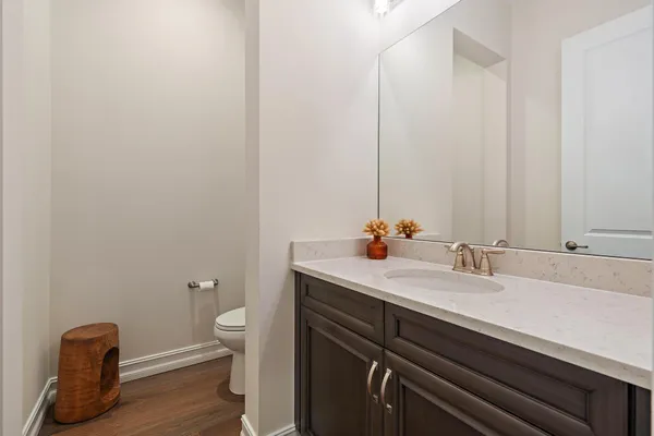 a view of city and mountain