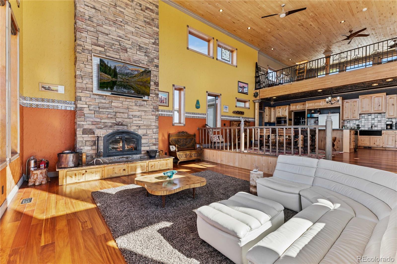 731 County Road 121 Walsenburg, CO 81089 - Photo 10 of 50 a outdoor space with patio fireplace and furniture