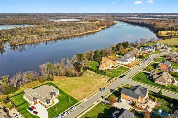 an aerial view of a