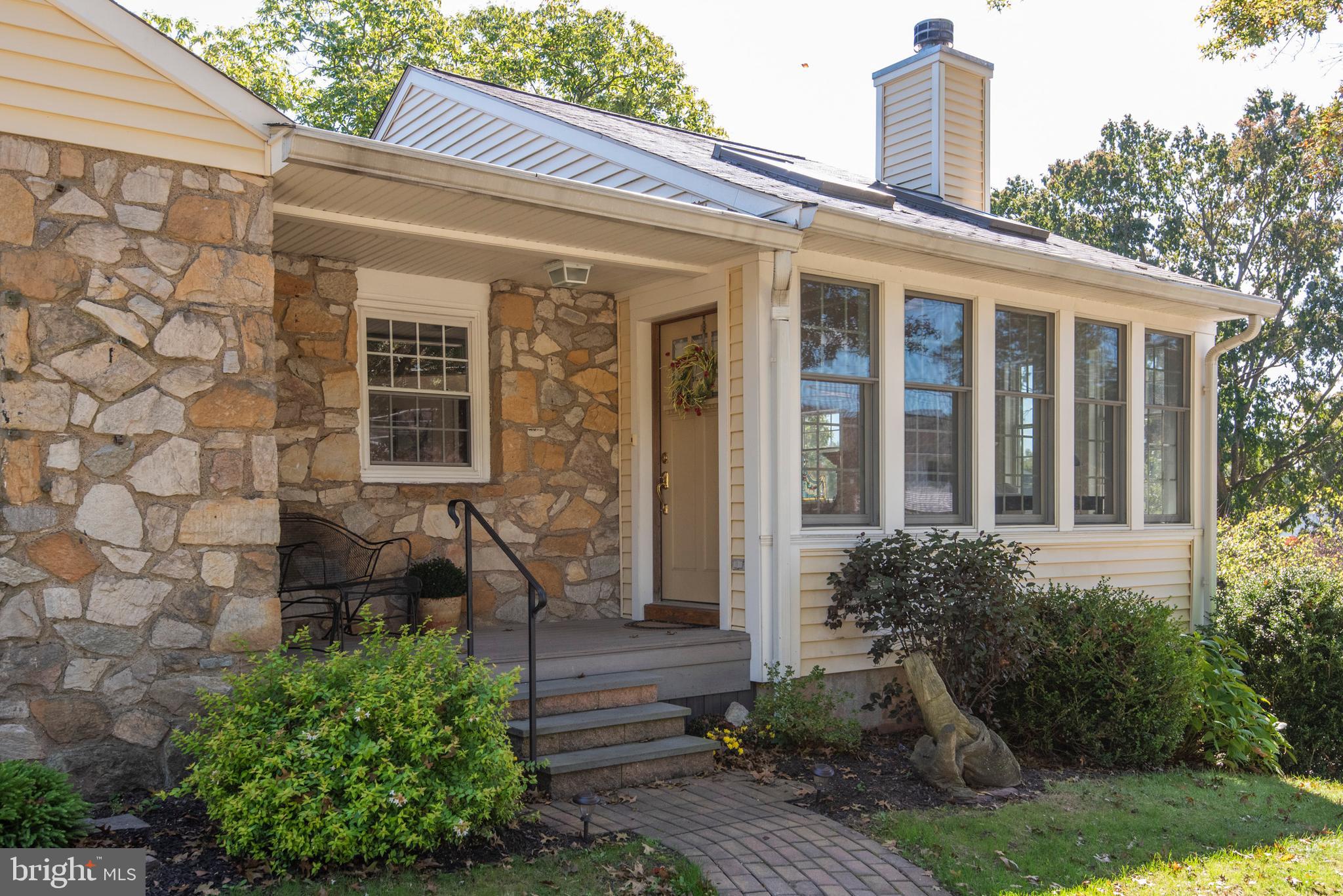 1736 Aidenn Lair Road Dresher, PA 19025 - Photo 14 of 36 Porch to separate entrance of in-law apartment