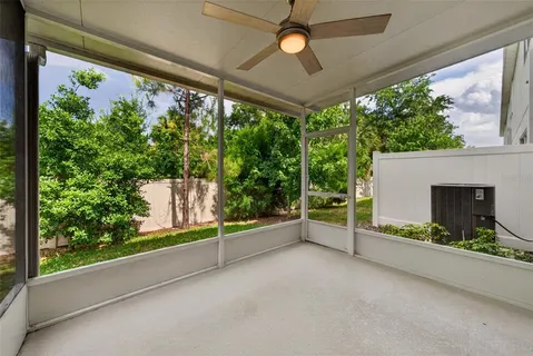 a view of a hallway with closet and entryway