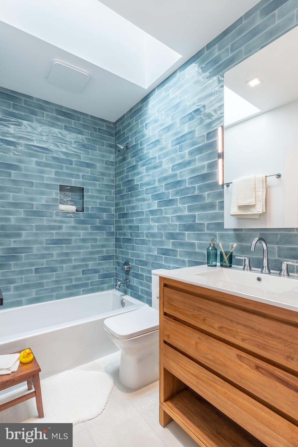 34 Ritchie Avenue Silver Spring, MD 20912 - Photo 31 of 72 Hall bath with hand made custom tile