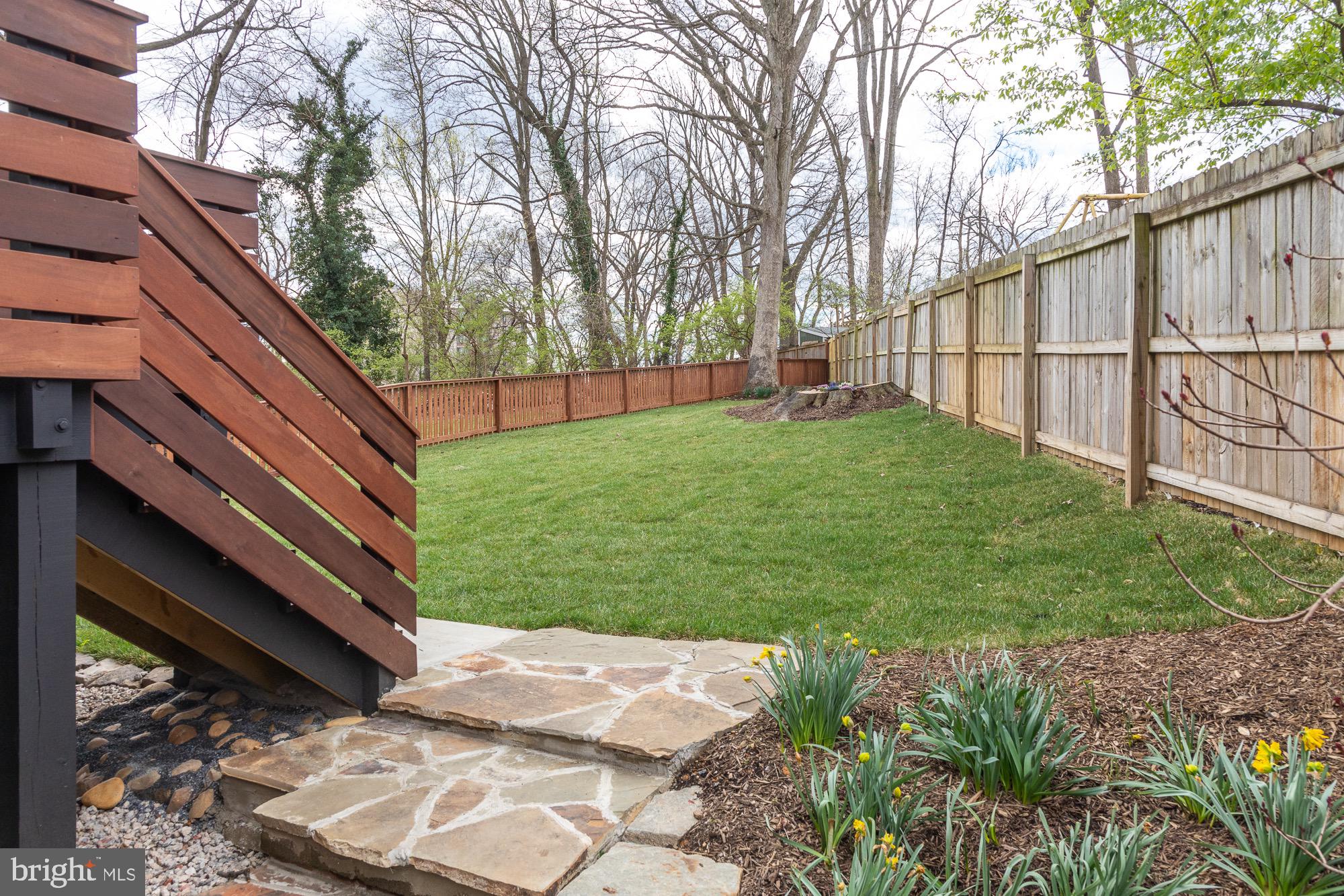 34 Ritchie Avenue Silver Spring, MD 20912 - Photo 54 of 72 Access to back yard from main level deck