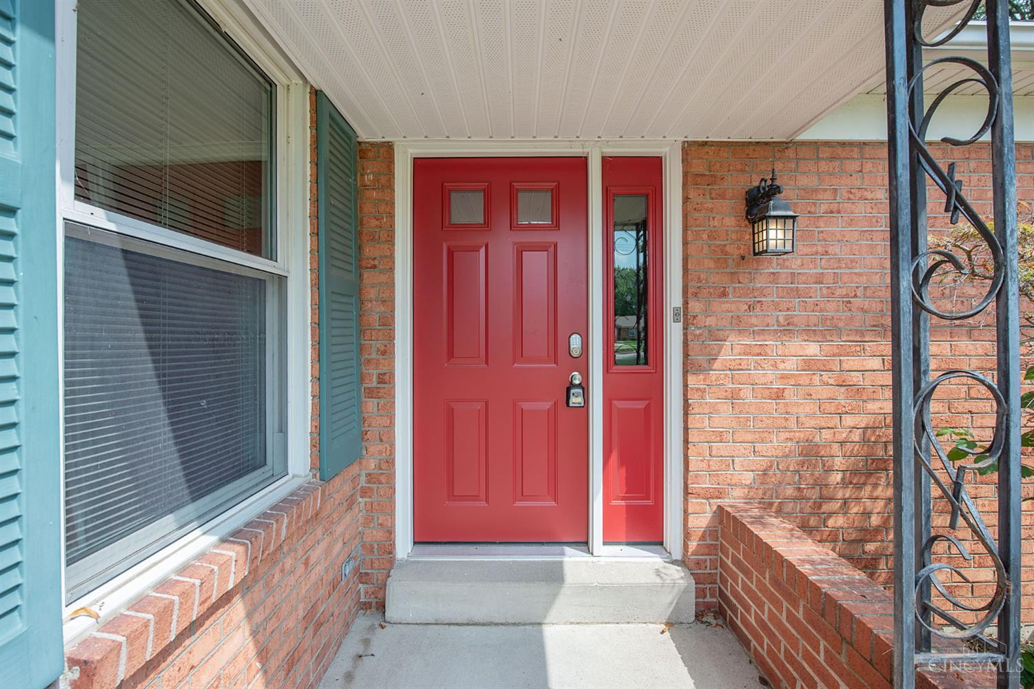 2086 Resor Road Fairfield, OH 45014 - Photo 12 of 42 Covered front entry provides a cheerful welcome with a standout red front door.