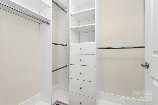 a view of walk in closet