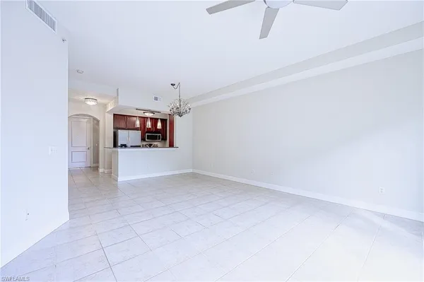 a view of a kitchen with a sink