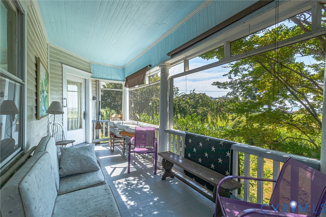 218 Fleeton Point Circle Reedville, VA 22539 - Photo 12 of 43 Sunroom / solarium featuring wooden ceiling