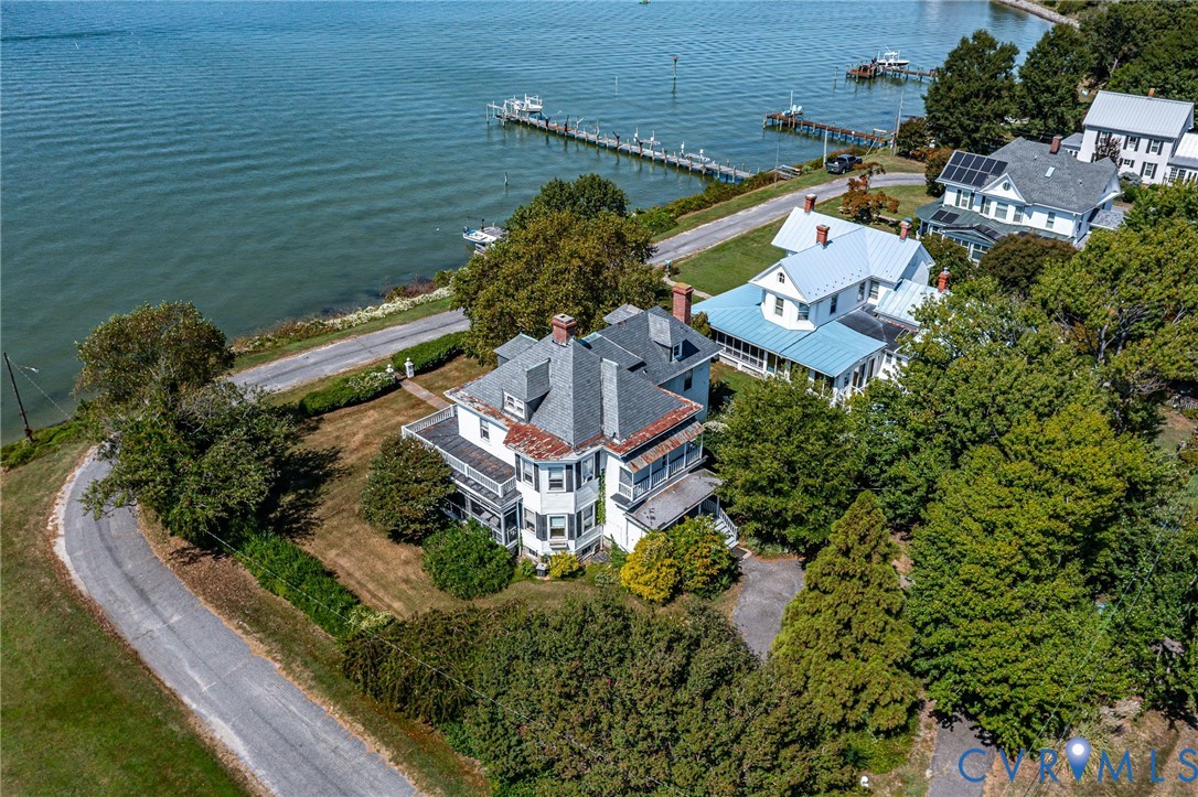 218 Fleeton Point Circle Reedville, VA 22539 - Photo 40 of 43 Bird's eye view of a large body of water