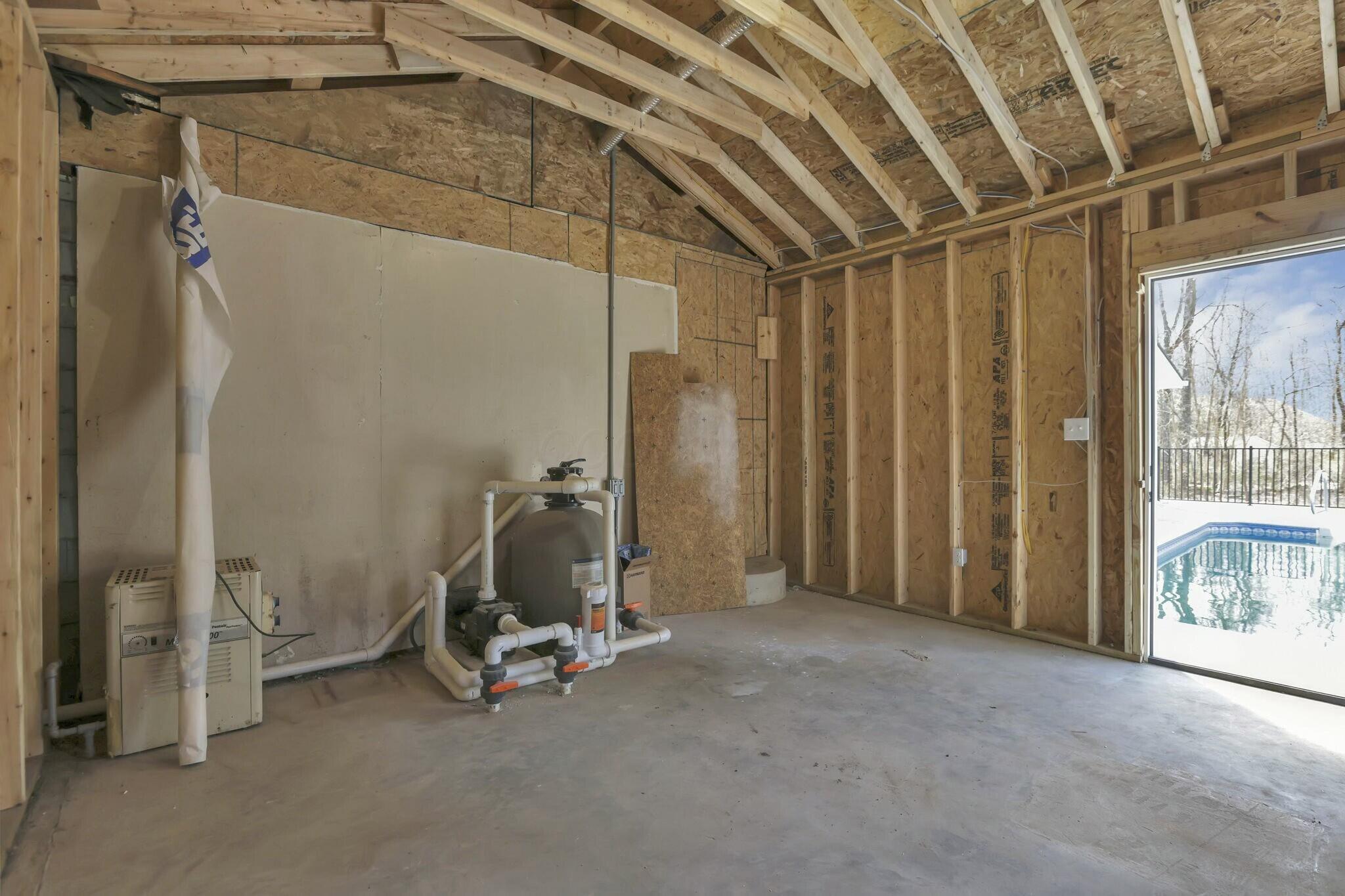 3301 Daglow Road Columbus, OH 43232 - Photo 49 of 60 Attached pump-house - has plenty of space for storage or even entertainment space!