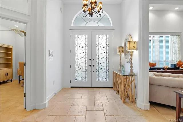 a outdoor living room with furniture