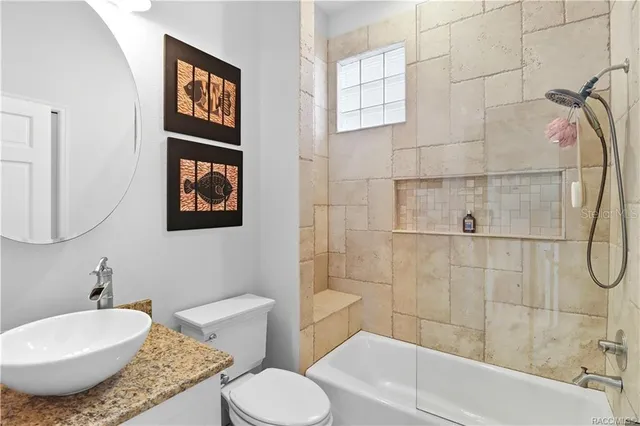 a view of a backyard of the house