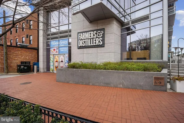 a view of a building with a yard