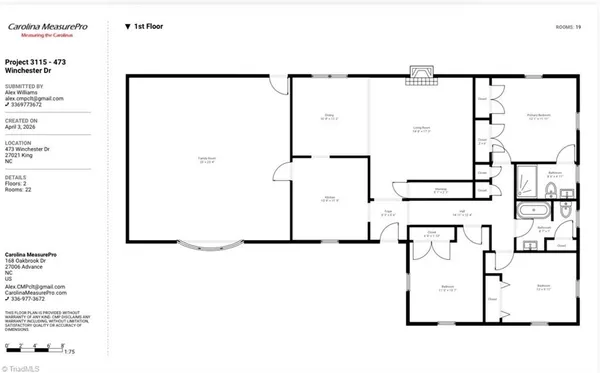 $359,900 | 473 Winchester Drive, King, NC 27021