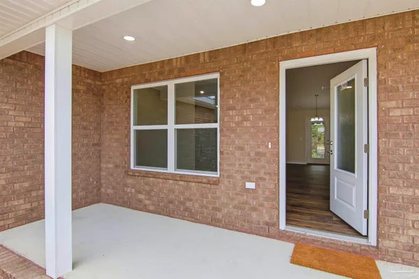 a view of an front door of house