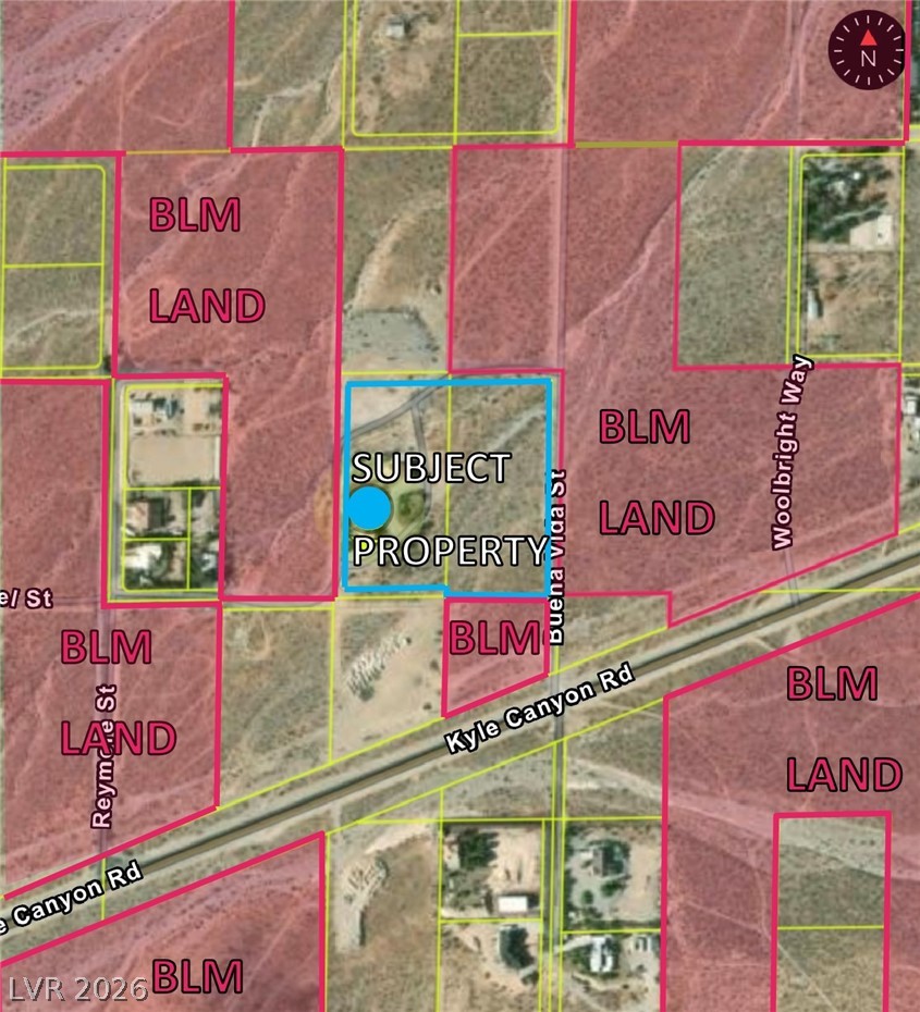 13490 Racel Street Las Vegas, NV 89166 - Photo 98 of 99 Parcel Outline