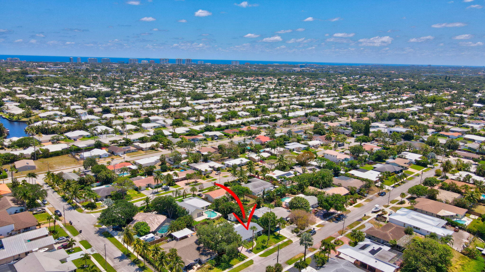832 Southwest 10th Avenue Boca Raton, FL 33486 - Photo 46 of 57 an aerial view of multiple house