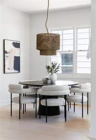 a view of a workspace with furniture