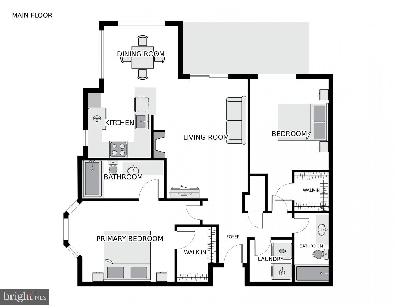 1600 Spring Gate Dr., Unit 2402 McLean, VA 22102 - Photo 33 of 33 Floorplan