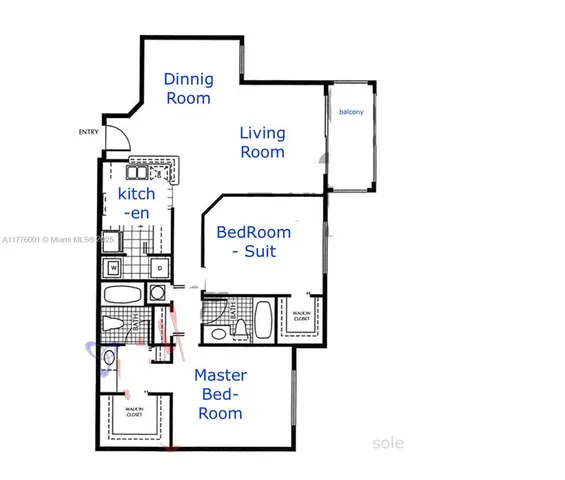 $3,100 | 19555 East Country Club Drive, Unit 8108, Aventura, FL 33180