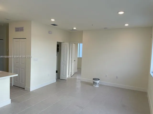 a view of hallway with a hallway