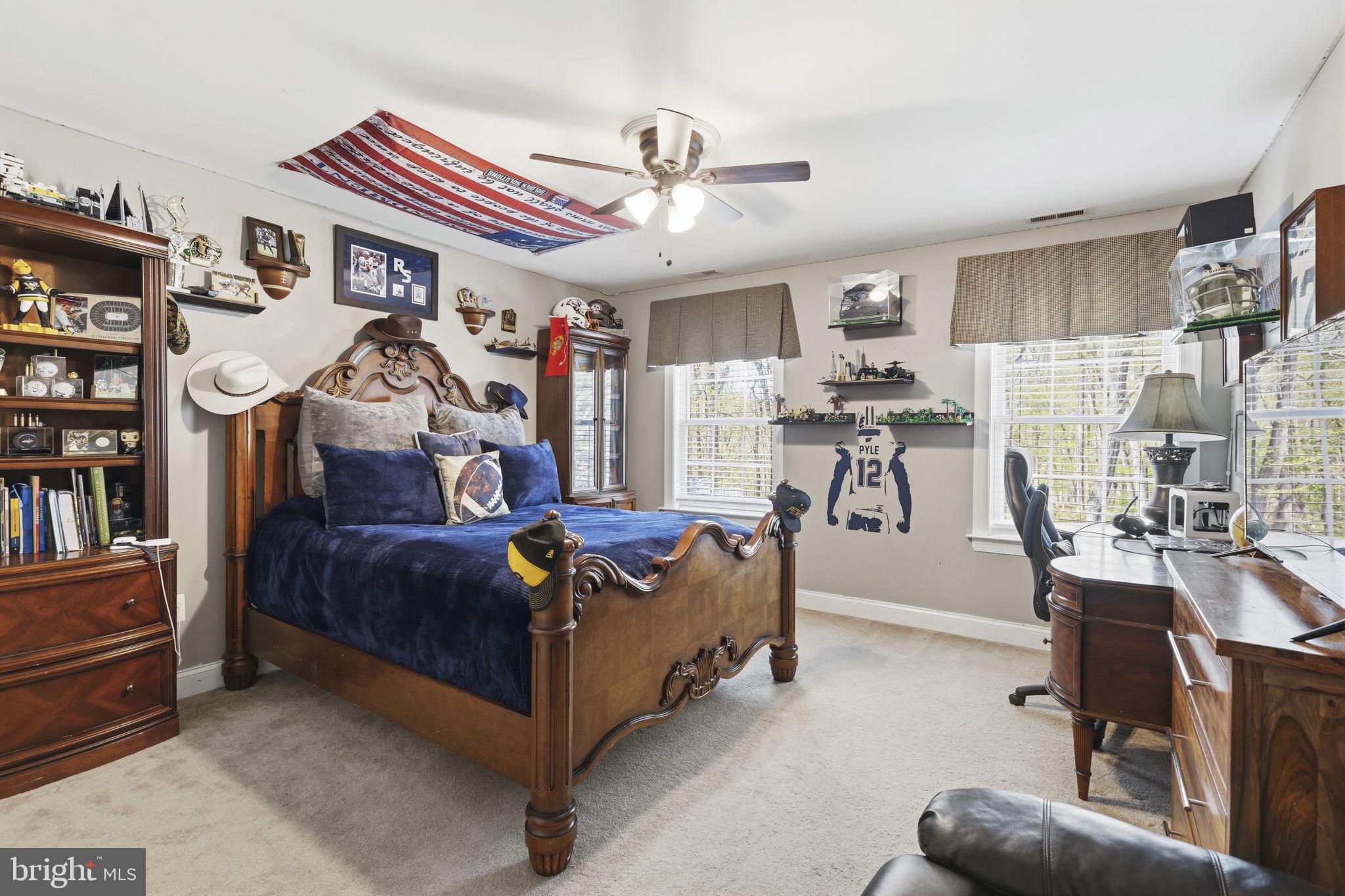 2254 Phillips Mill Road Forest Hill, MD 21050 - Photo 31 of 63 2nd Bedroom w/carpet & ceiling fan