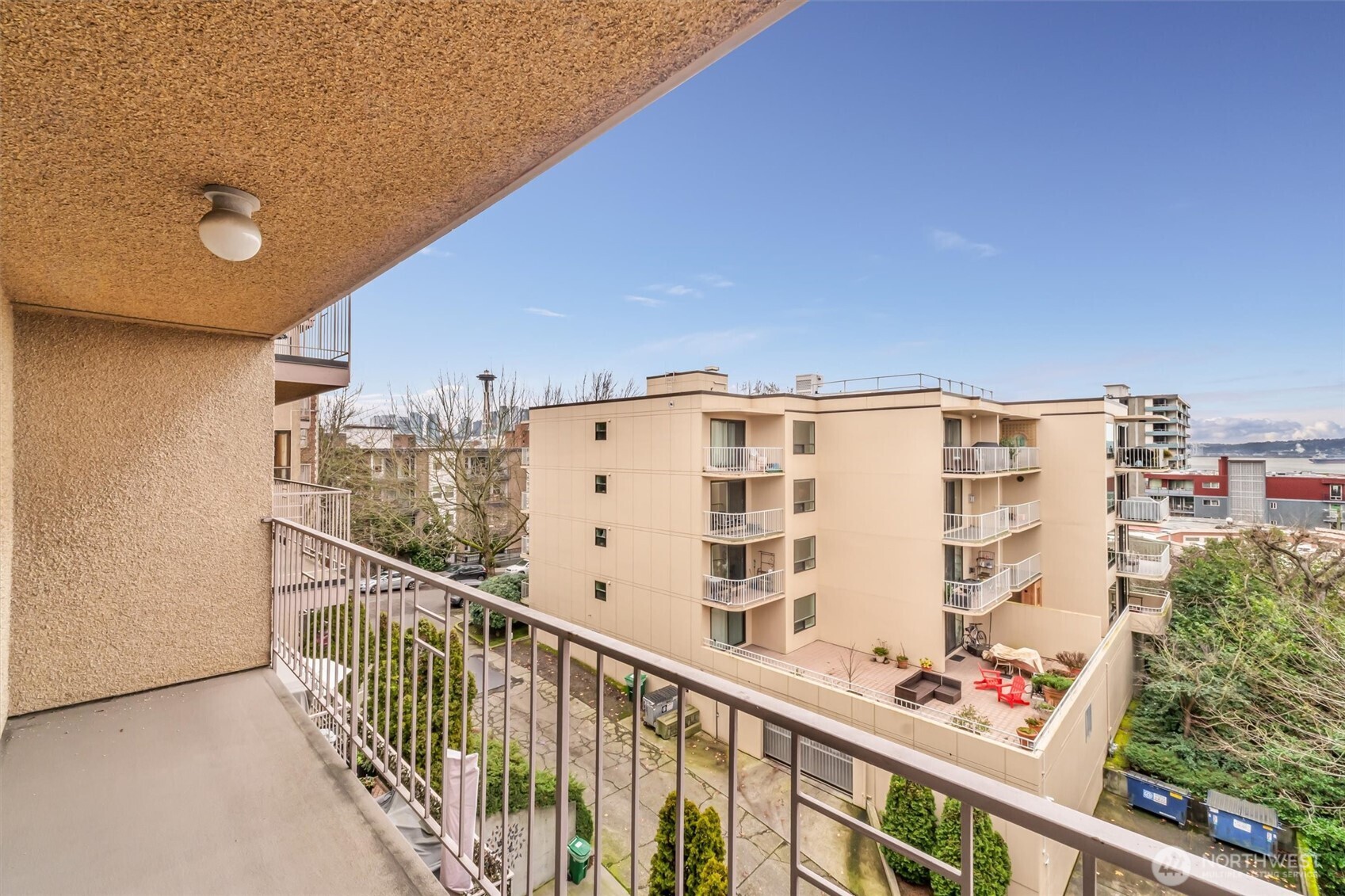 505 West Roy Street, Unit 304 Seattle, WA 98119 - Photo 24 of 33 a view of balcony with wooden floor