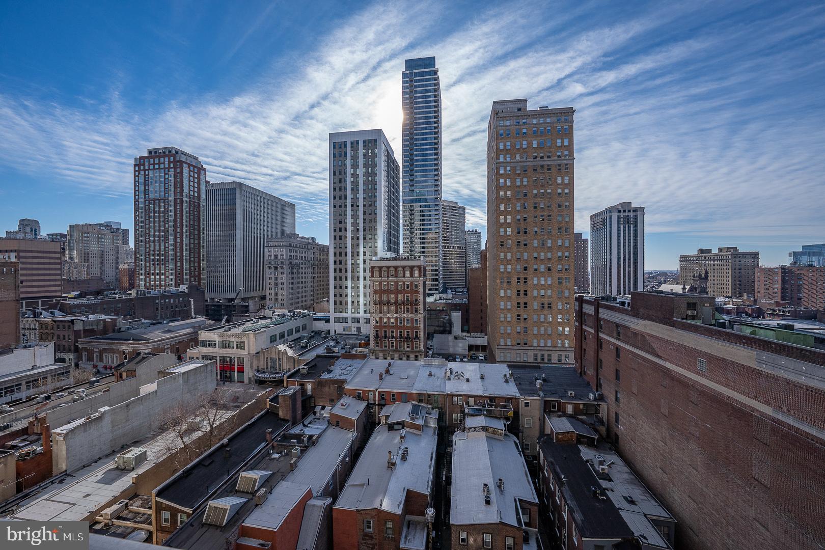 1919 Chestnut Street, Unit 1316 Philadelphia, PA 19103 - Photo 16 of 24 a city view with tall buildings