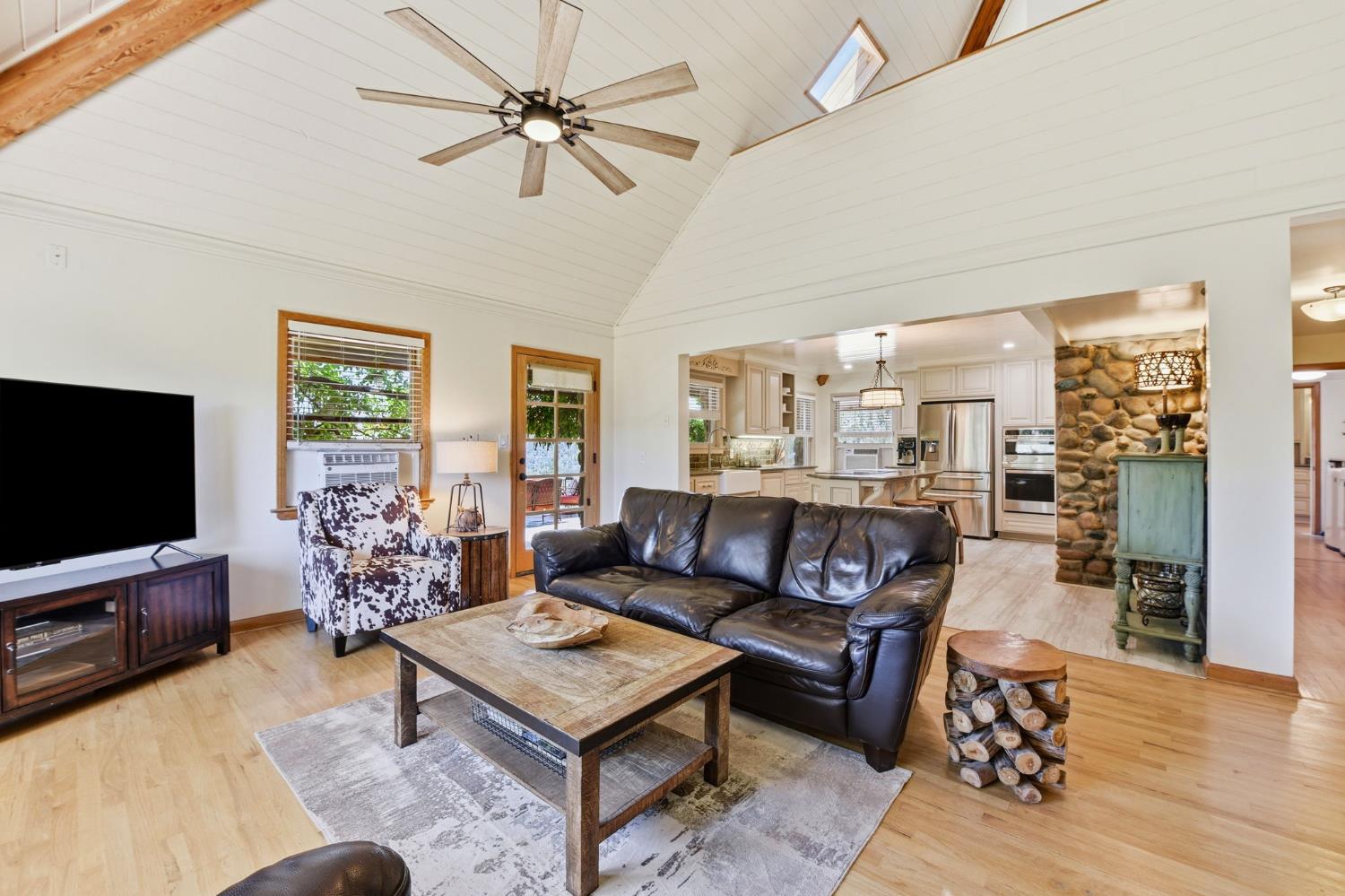 7201 Happy Valley Road Somerset, CA 95684 - Photo 15 of 75 The ceiling fan is large and circulates the air in the house nicely.