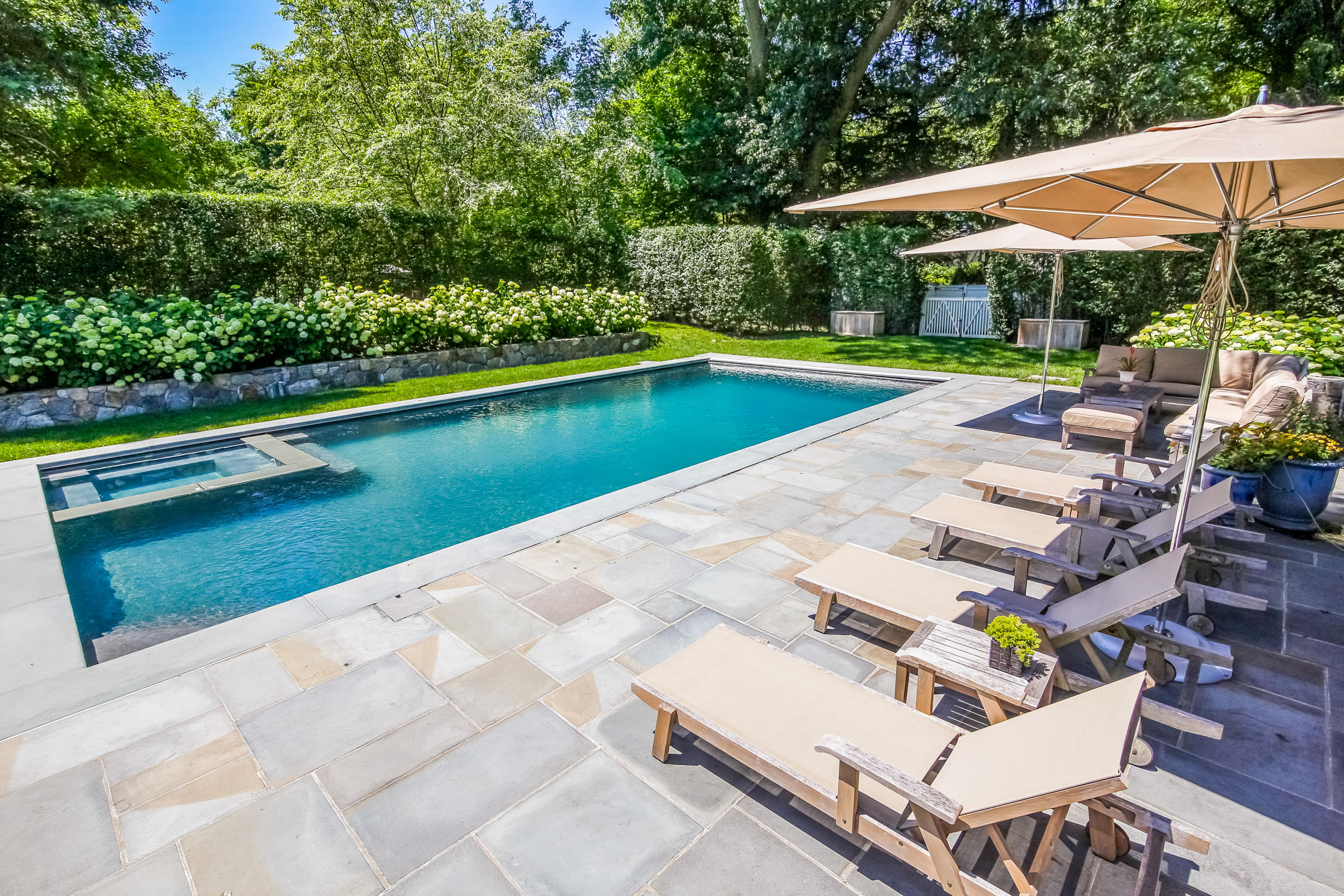62 Stanton Road Darien, CT 06820 - Photo 42 of 52 swimming pool view with a seating space