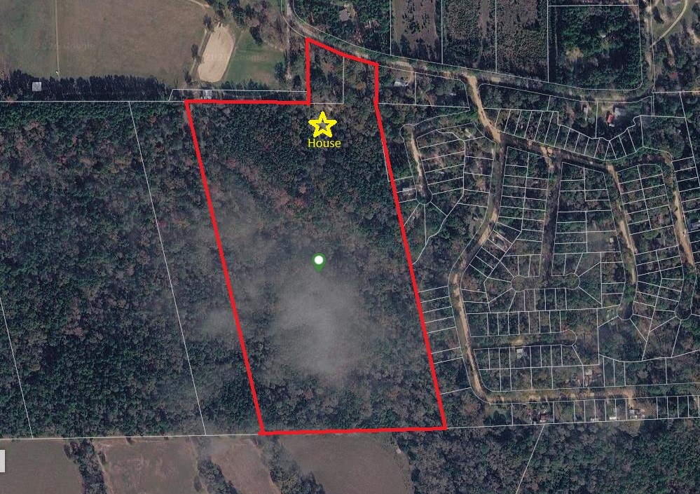 1290 Spring Ridge Road Coldspring, TX 77331 - Photo 2 of 46 Estimated property outline with location of home shown