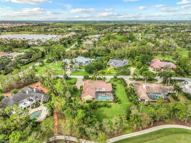 a view of city and green space