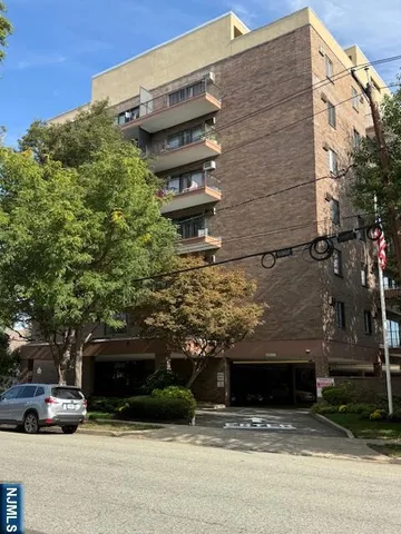 a car parked in front of a building