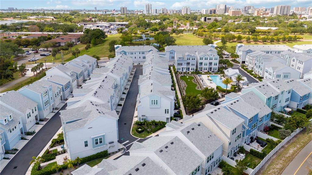 2344 Lindstrom Street Sarasota, FL 34237 - Photo 45 of 56 an aerial view of residential houses with outdoor space