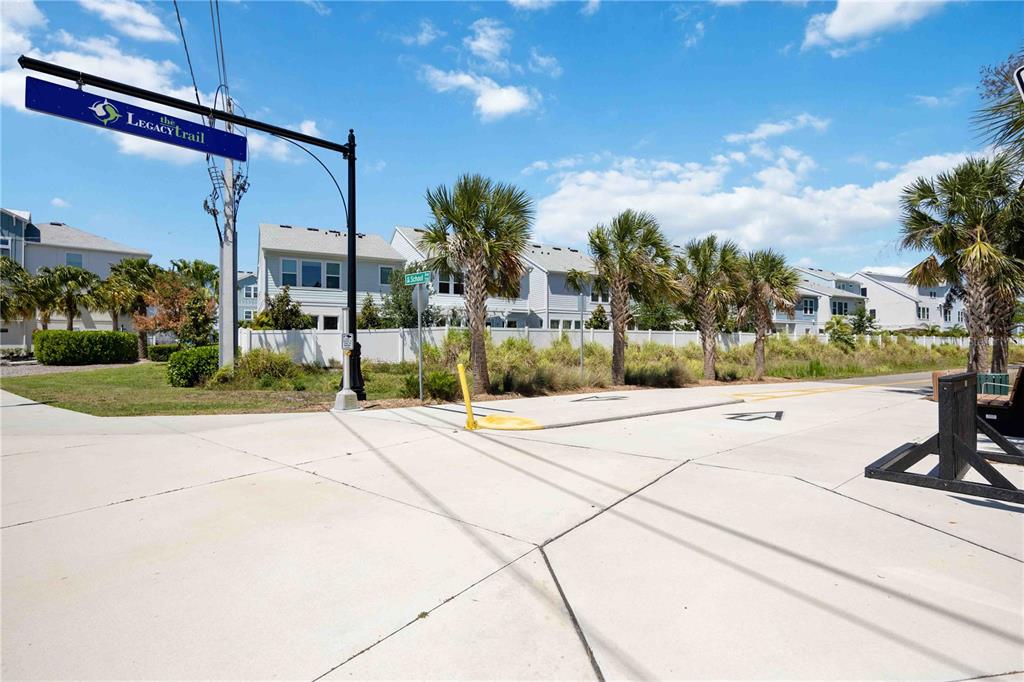 2344 Lindstrom Street Sarasota, FL 34237 - Photo 49 of 56 a view of a patio with a fountain