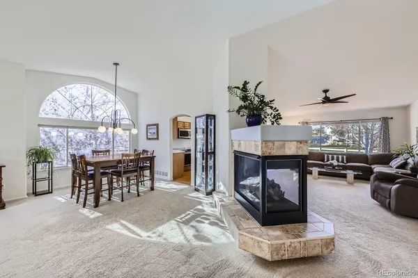 a kitchen with a stove and a microwave