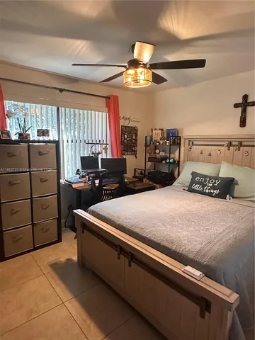 a bed room with furniture