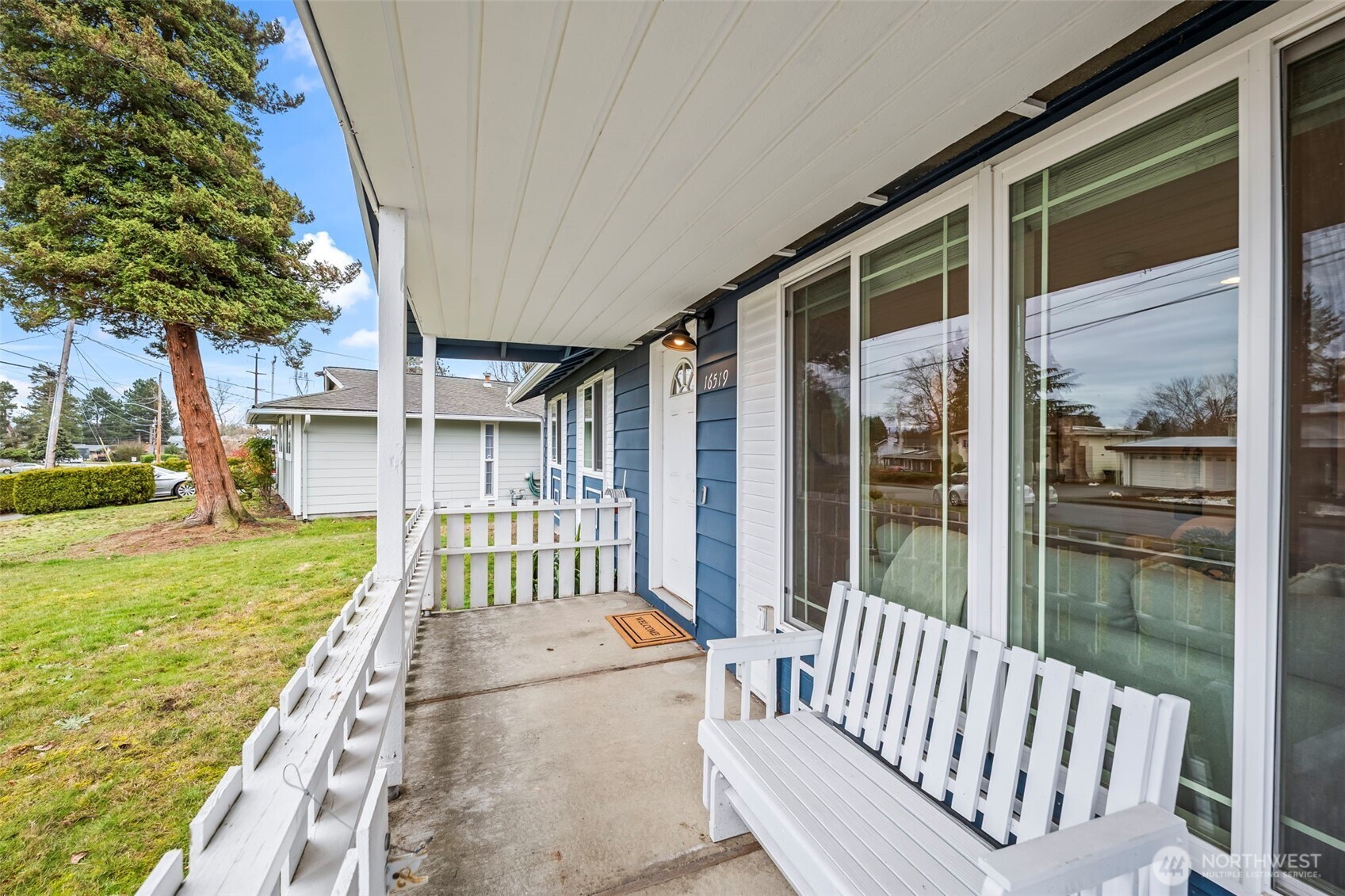 16519 116th Place Southeast Renton, WA 98058 - Photo 4 of 28 a view of a porch with a yard