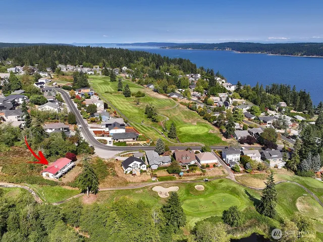 a view of a city with ocean view