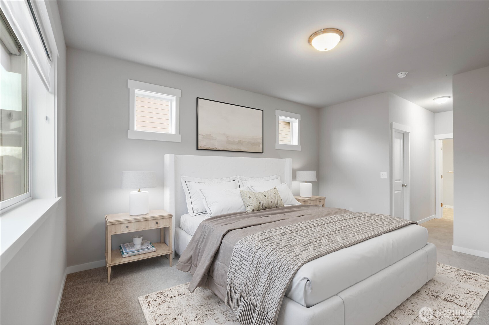 4192 McLaughlin Road Mount Vernon, WA 98273 - Photo 31 of 40 a bedroom with a bed and a window