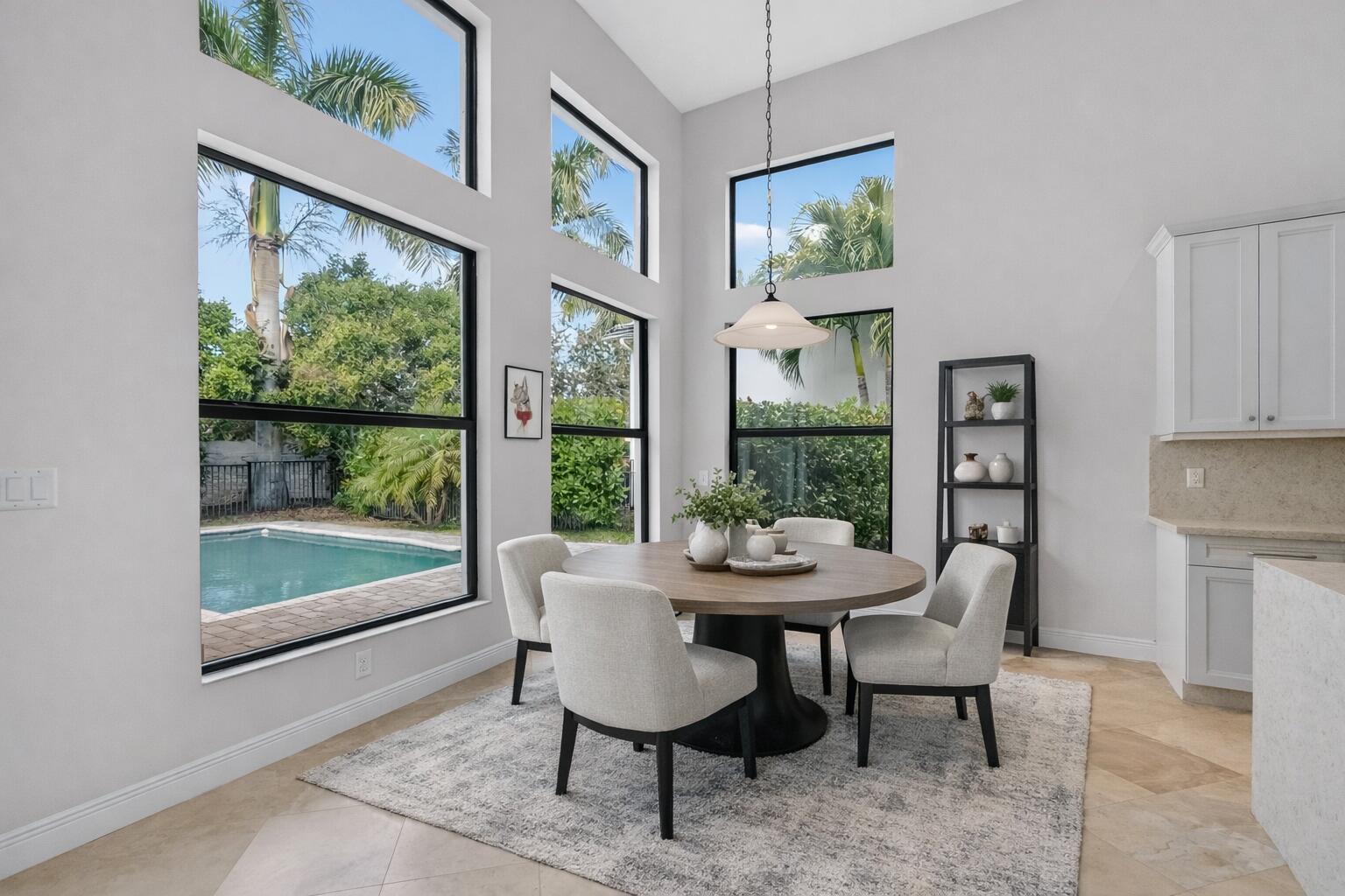 6980 Northwest 28th Avenue Boca Raton, FL 33496 - Photo 22 of 69 Bright breakfast nook with tropical view