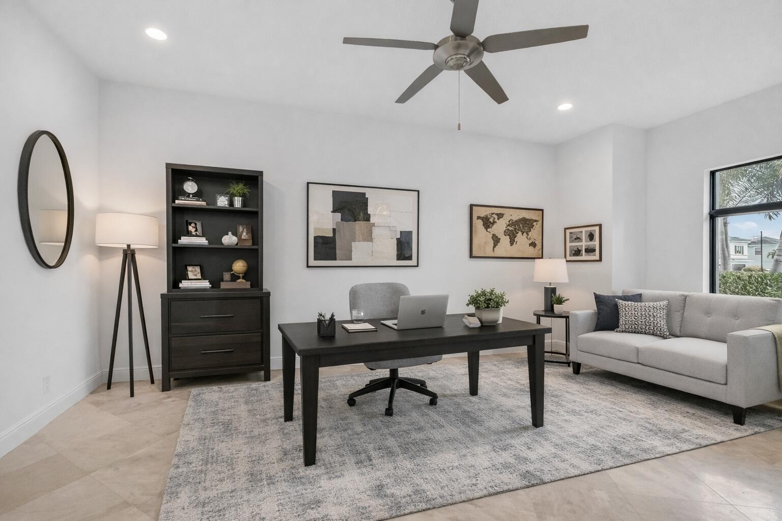 6980 Northwest 28th Avenue Boca Raton, FL 33496 - Photo 23 of 69 Modern minimalist home office design