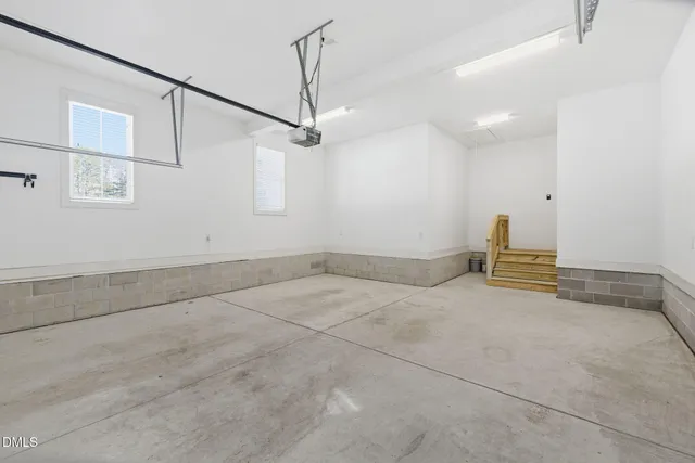 a view of a room with an empty space