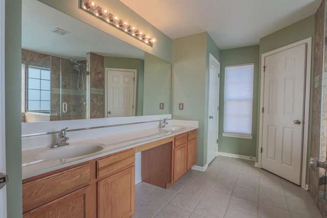 805 Myers Road Sugar Grove, IL 60554 - Photo 21 of 27 a spacious bathroom with a double vanity sink mirror and double