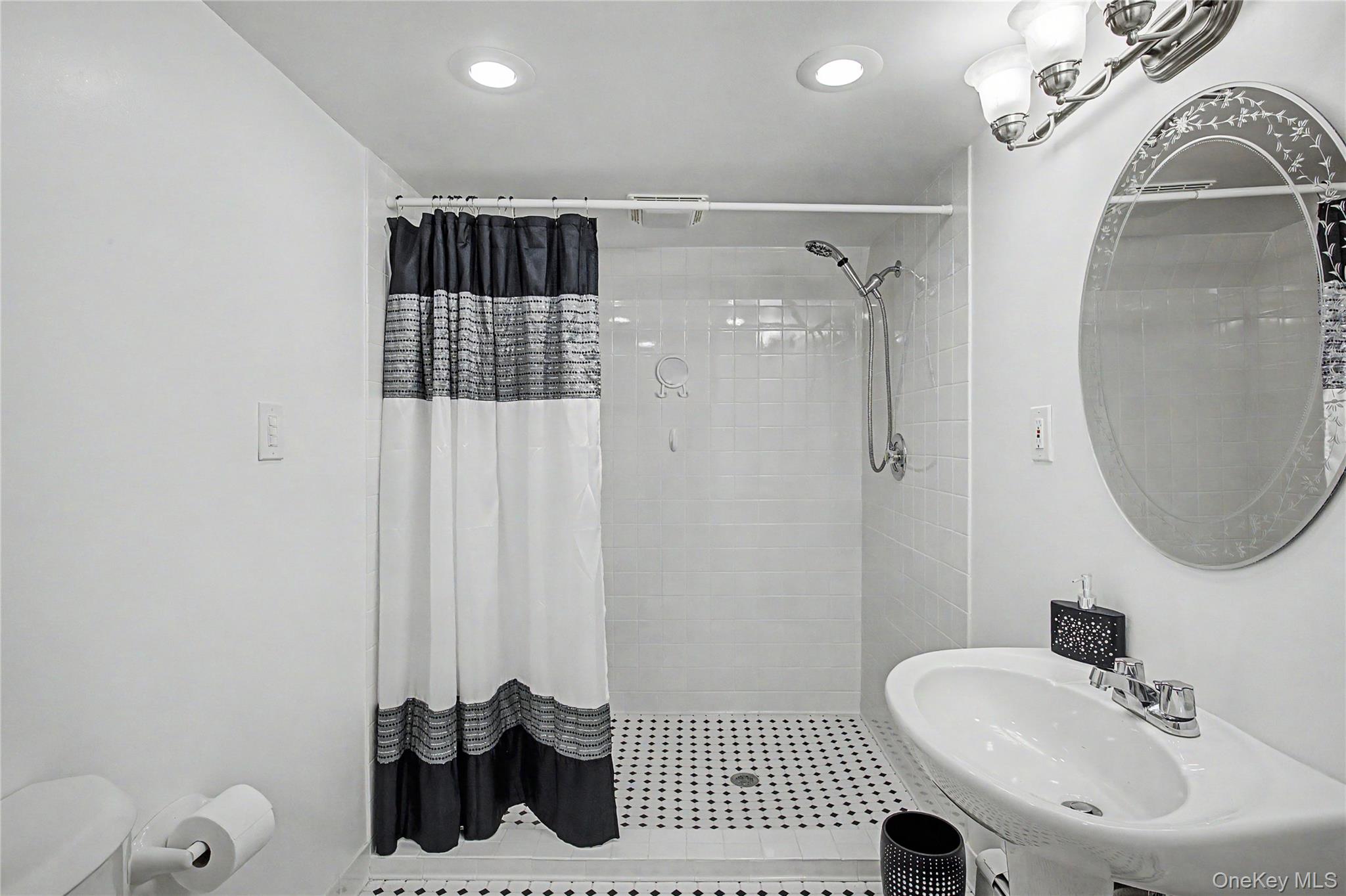 9 South Pond Trail Ridge, NY 11961 - Photo 22 of 40 a bathroom with a sink toilet and shower