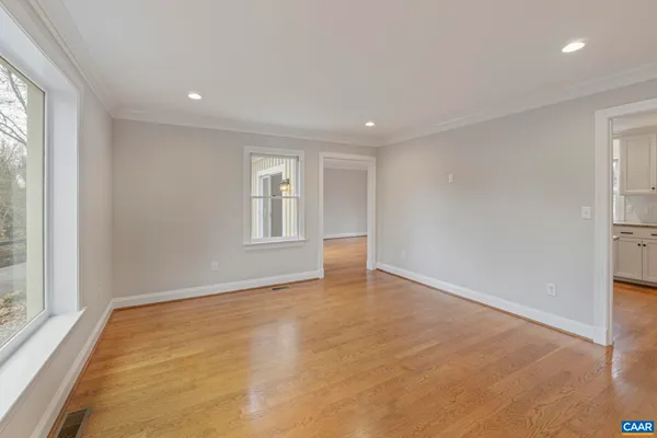 a view of an empty room